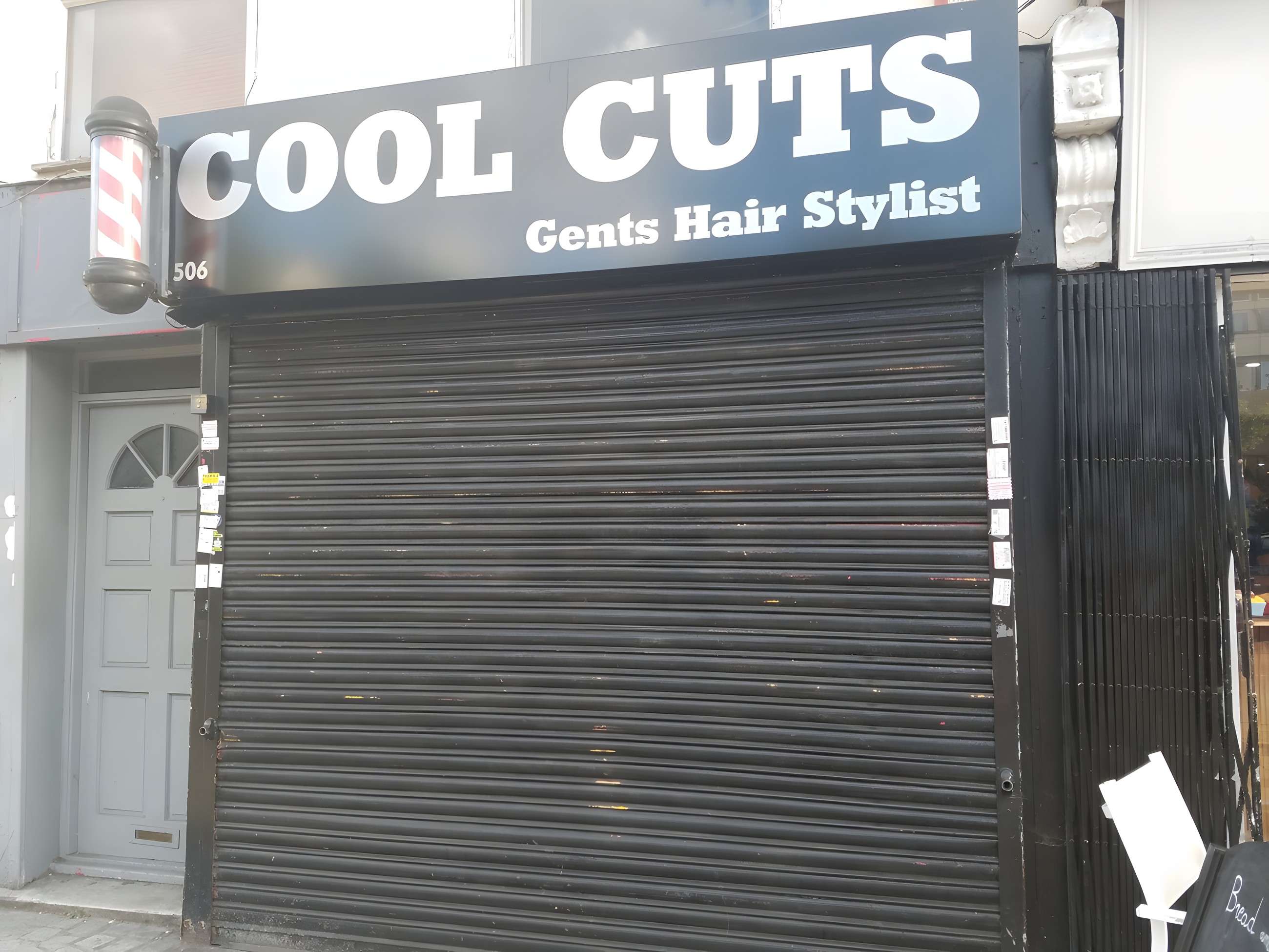 The Cool Cuts shopfront on Roman Road